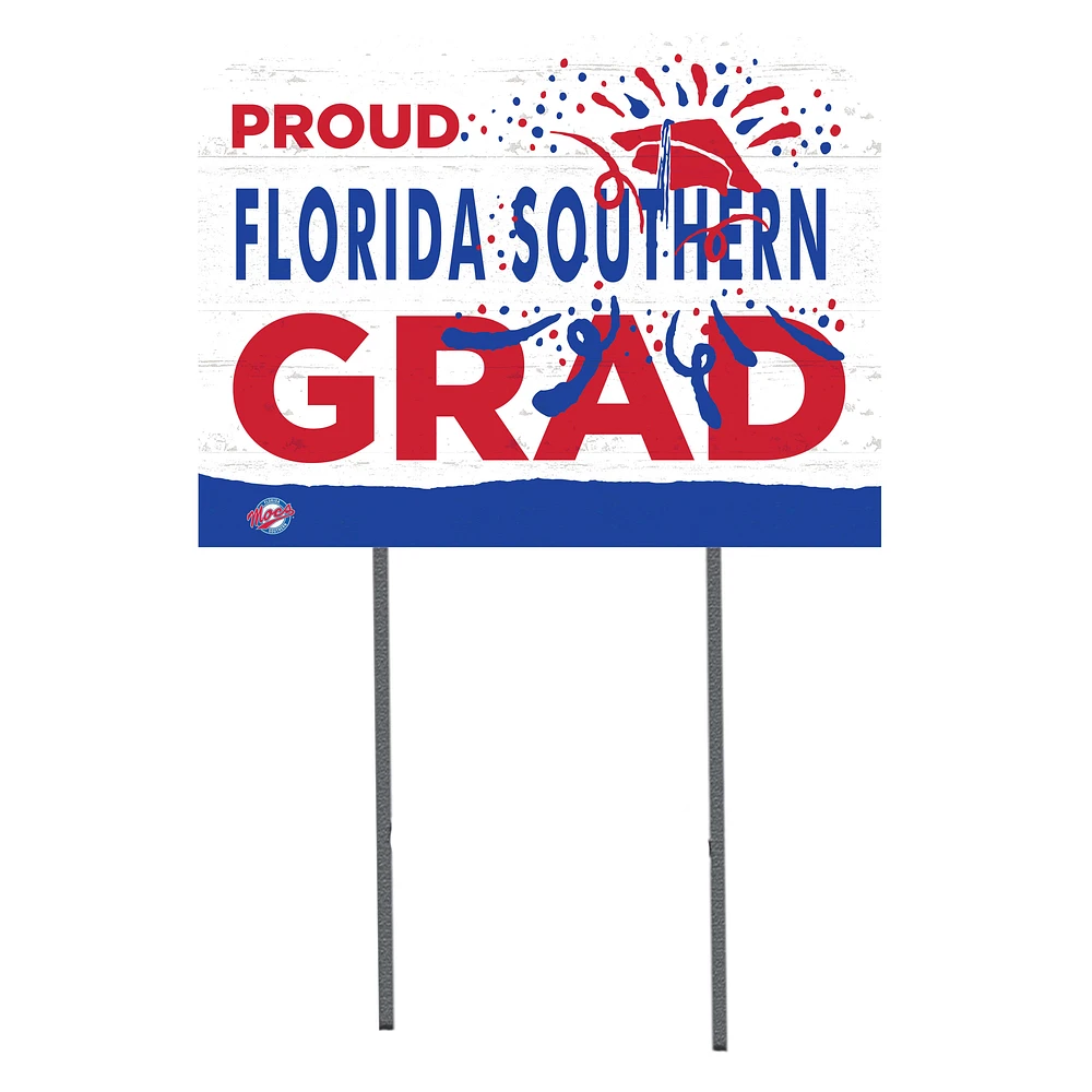 Florida Southern Moccasins 18'' x 24'' Grad Yard Sign