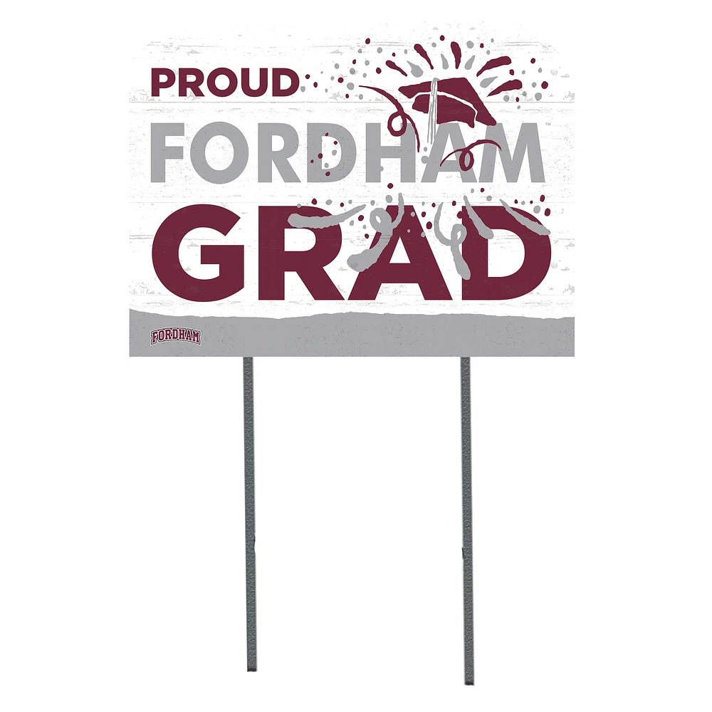 Fordham Rams 18'' x 24'' Grad Yard Sign
