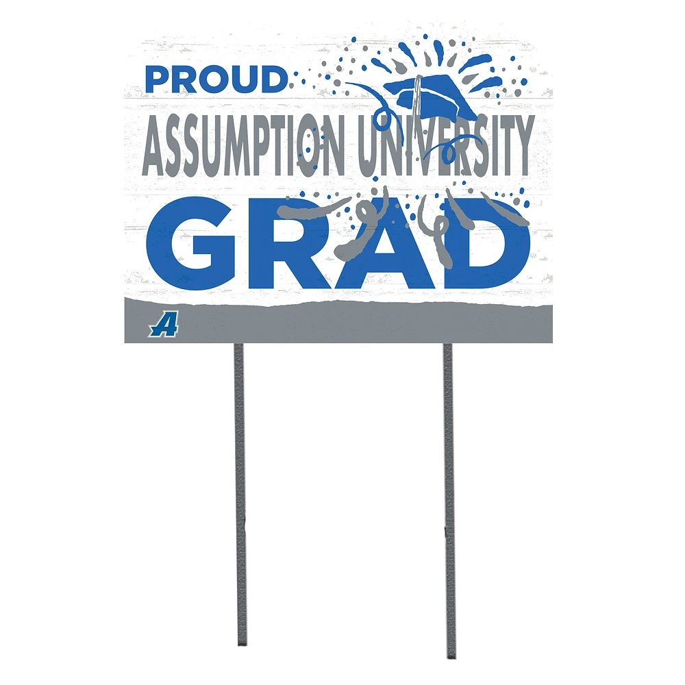 Assumption Greyhounds 18'' x 24'' Grad Yard Sign