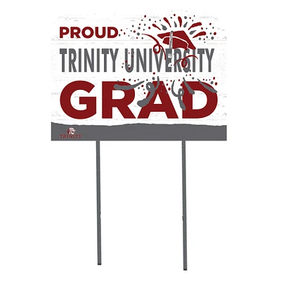 Trinity Tigers 18'' x 24'' Grad Yard Sign