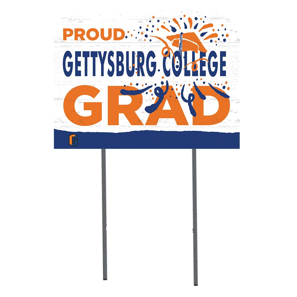 Gettysburg Bullets 18'' x 24'' Grad Yard Sign