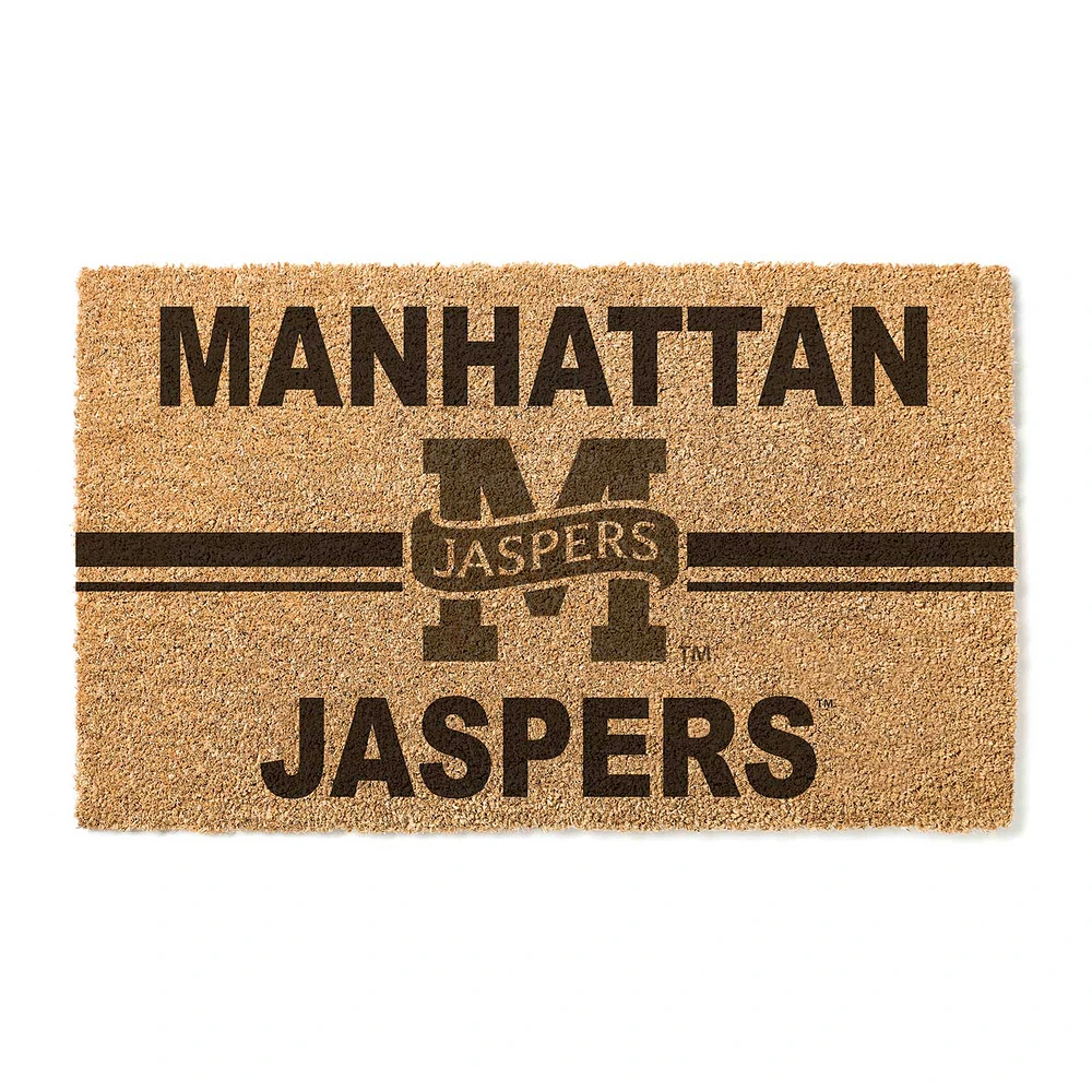 Manhattan Jaspers 18" x 30" Team Logo Doormat