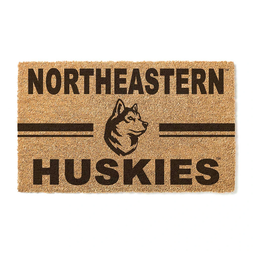 Northeastern Huskies 18" x 30" Team Logo Doormat