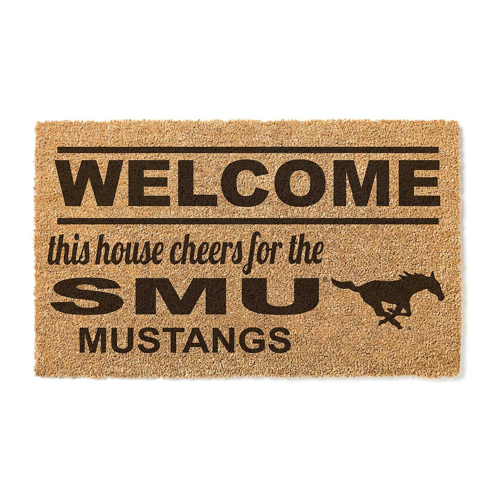 SMU Mustangs 18" x 30" Welcome Doormat