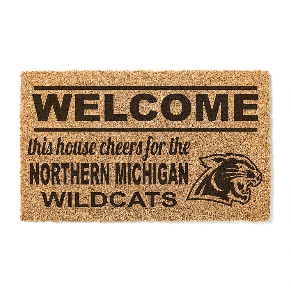 Northern Michigan Wildcats 18" x 30" Welcome Doormat