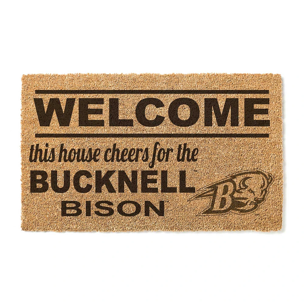 Bucknell Bison 18" x 30" Welcome Doormat