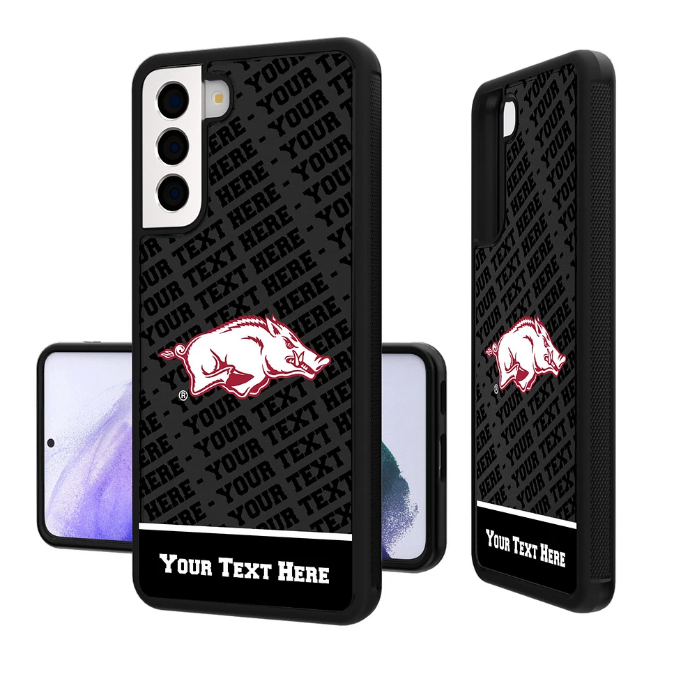 Arkansas Razorbacks Galaxy Endzone Personalized Bump Case