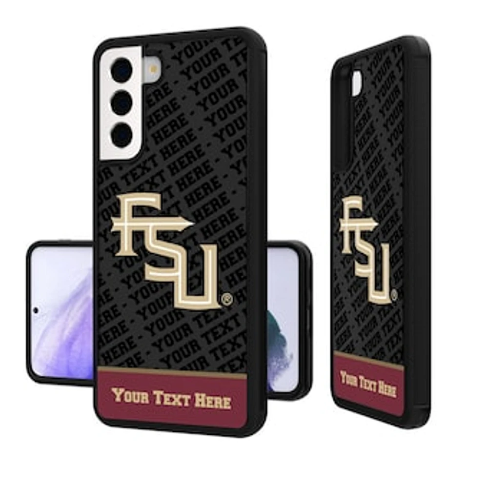 Florida State Seminoles Galaxy Endzone Logo Personalized Bump Case