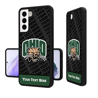 Ohio Bobcats Galaxy Endzone Personalized Bump Case