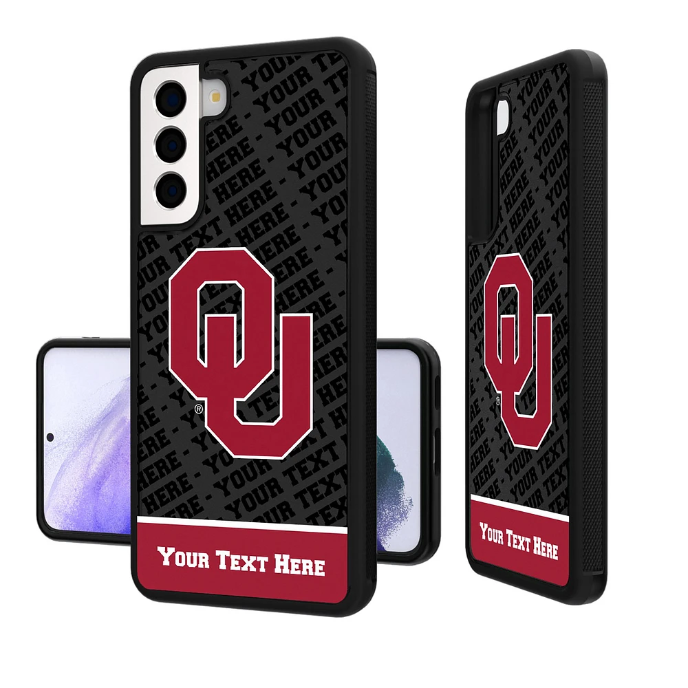 Oklahoma Sooners Galaxy Endzone Personalized Bump Case