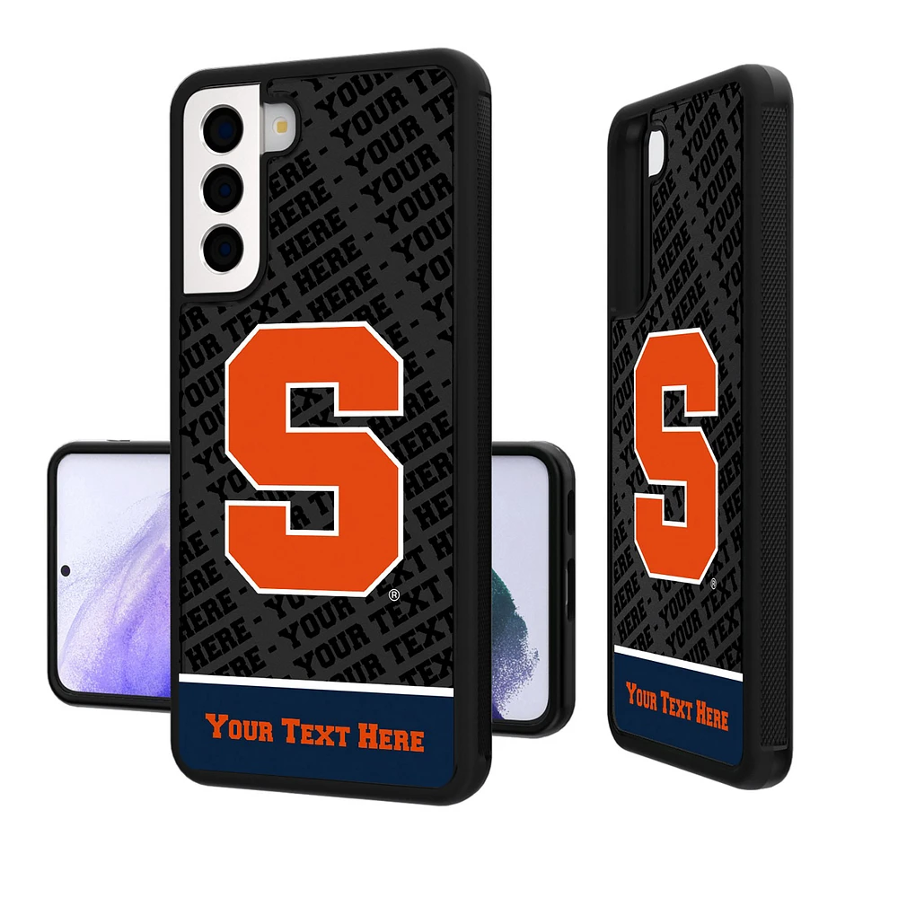 Syracuse Orange Galaxy Endzone Personalized Bump Case