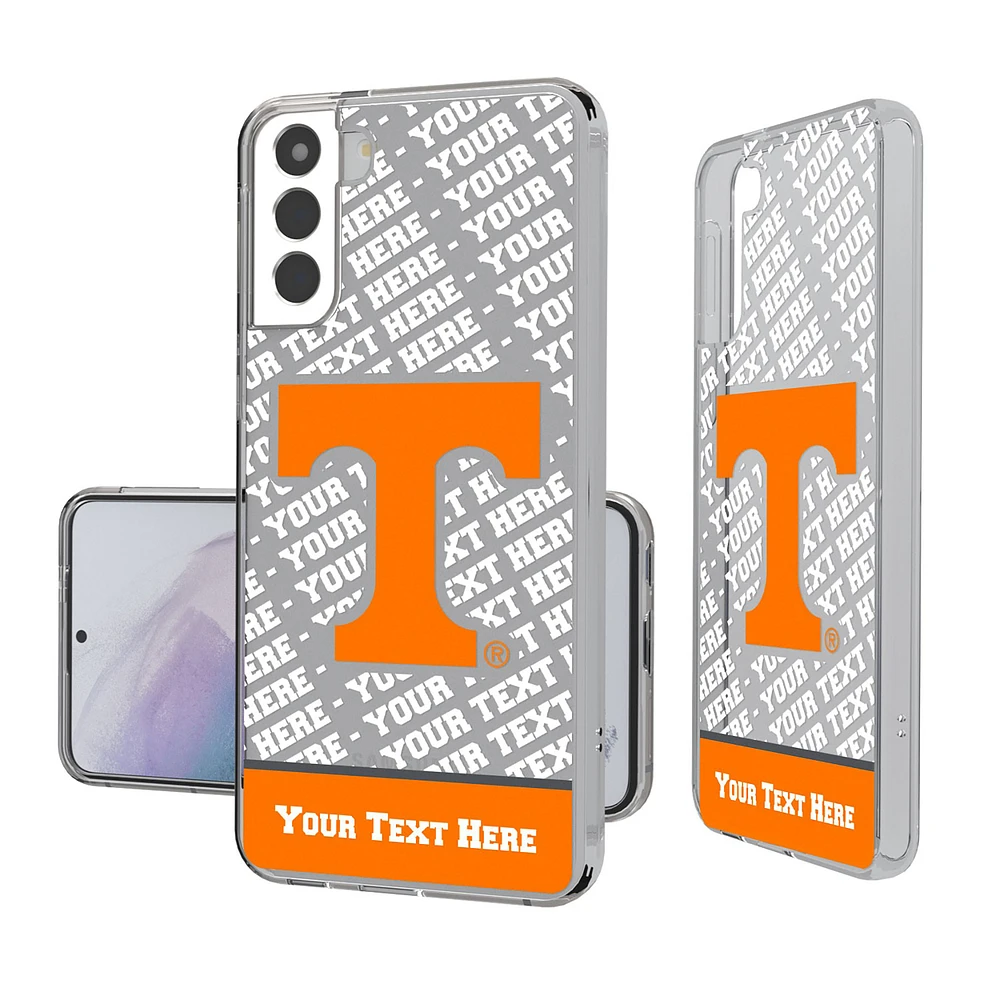 Tennessee Volunteers Galaxy Endzone Personalized Clear Case