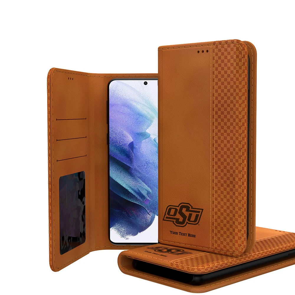 Oklahoma State Cowboys Galaxy Burn Personalized Folio Case
