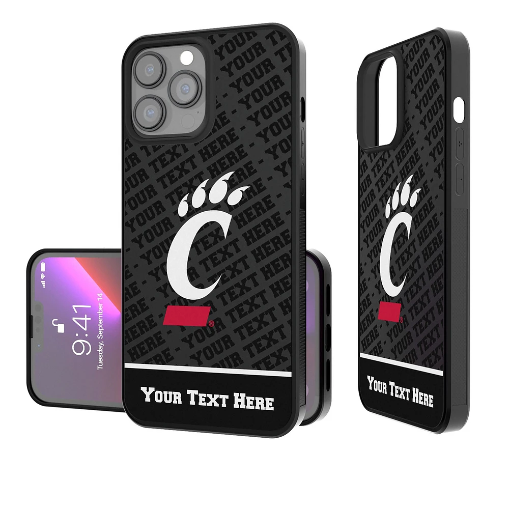 Cincinnati Bearcats Endzone iPhone Personalized Bump Case