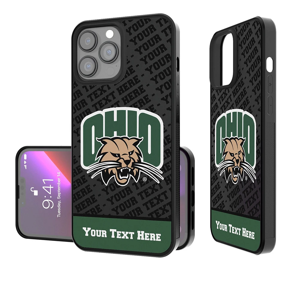 Ohio Bobcats Endzone iPhone Personalized Bump Case