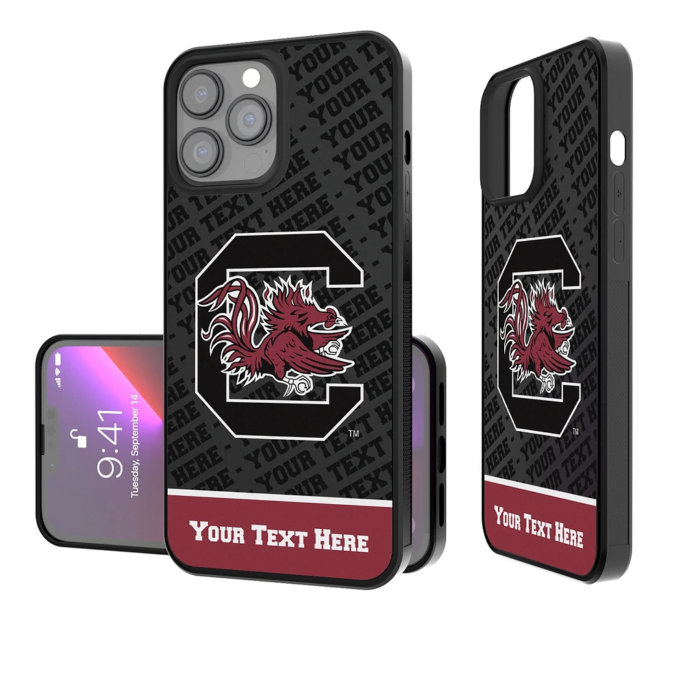 South Carolina Gamecocks Endzone iPhone Personalized Bump Case