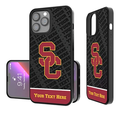 USC Trojans Endzone iPhone Personalized Bump Case