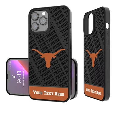 Texas Longhorns Endzone iPhone Personalized Bump Case