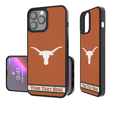 Texas Longhorns Stripe iPhone Personalized Bump Case