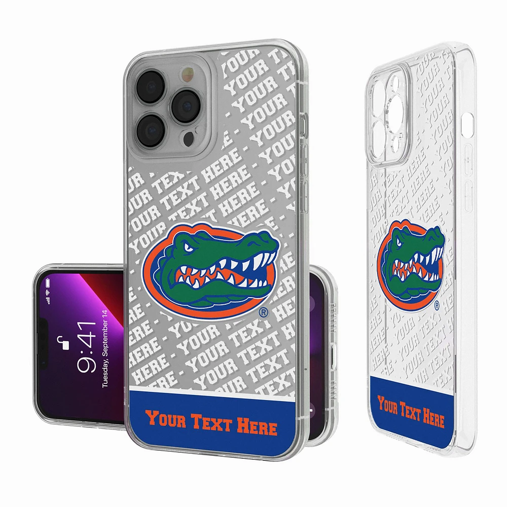 Florida Gators Endzone iPhone Personalized Clear Case
