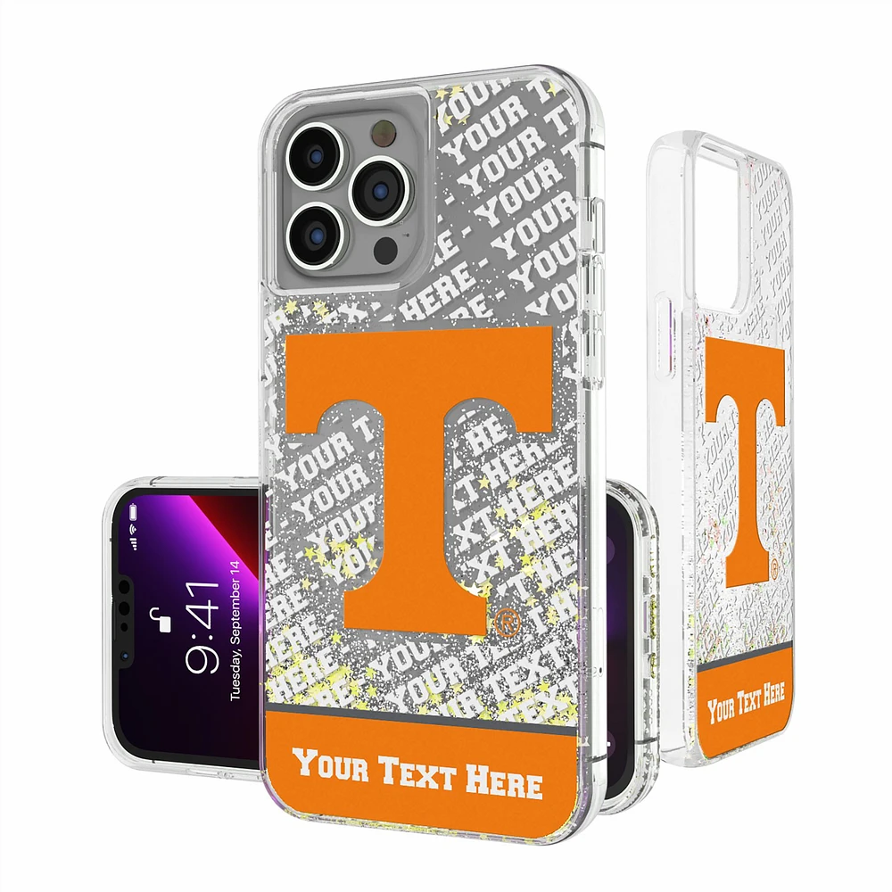 Tennessee Volunteers iPhone Endzone Personalized Glitter Case