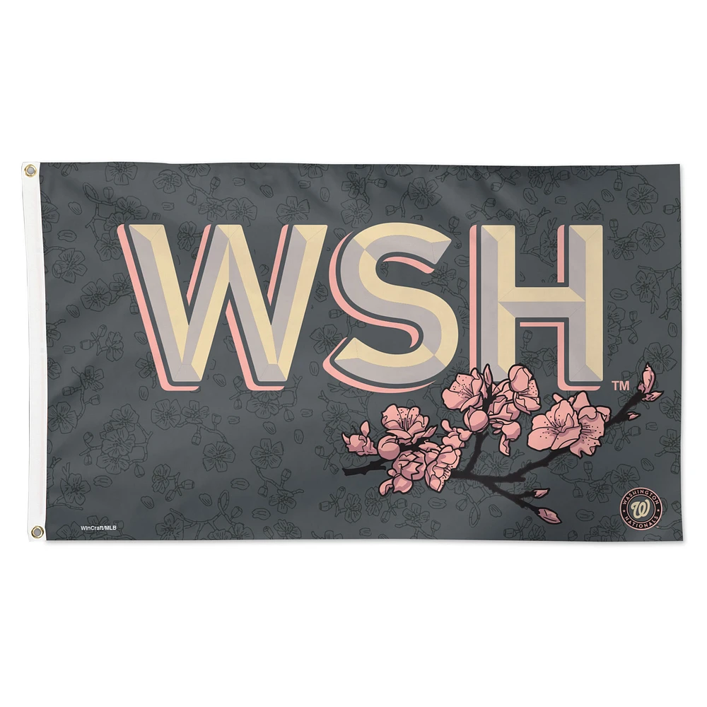 WinCraft Washington Nationals 3' x 5' Single-Sided City Connect Deluxe Flag