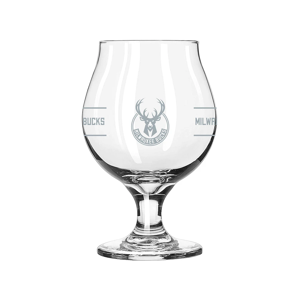 Milwaukee Bucks 16oz. Belgium Glass