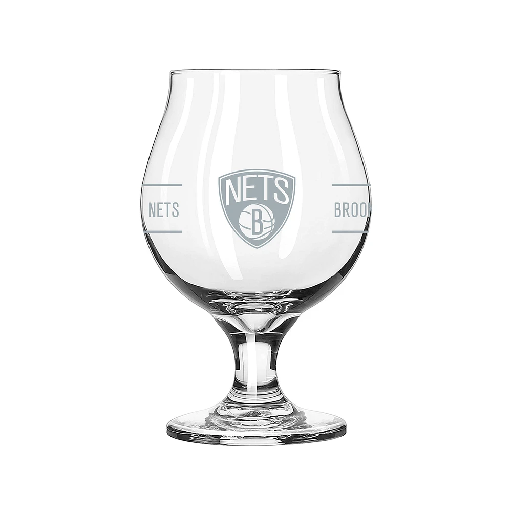 Brooklyn Nets 16oz. Belgium Glass