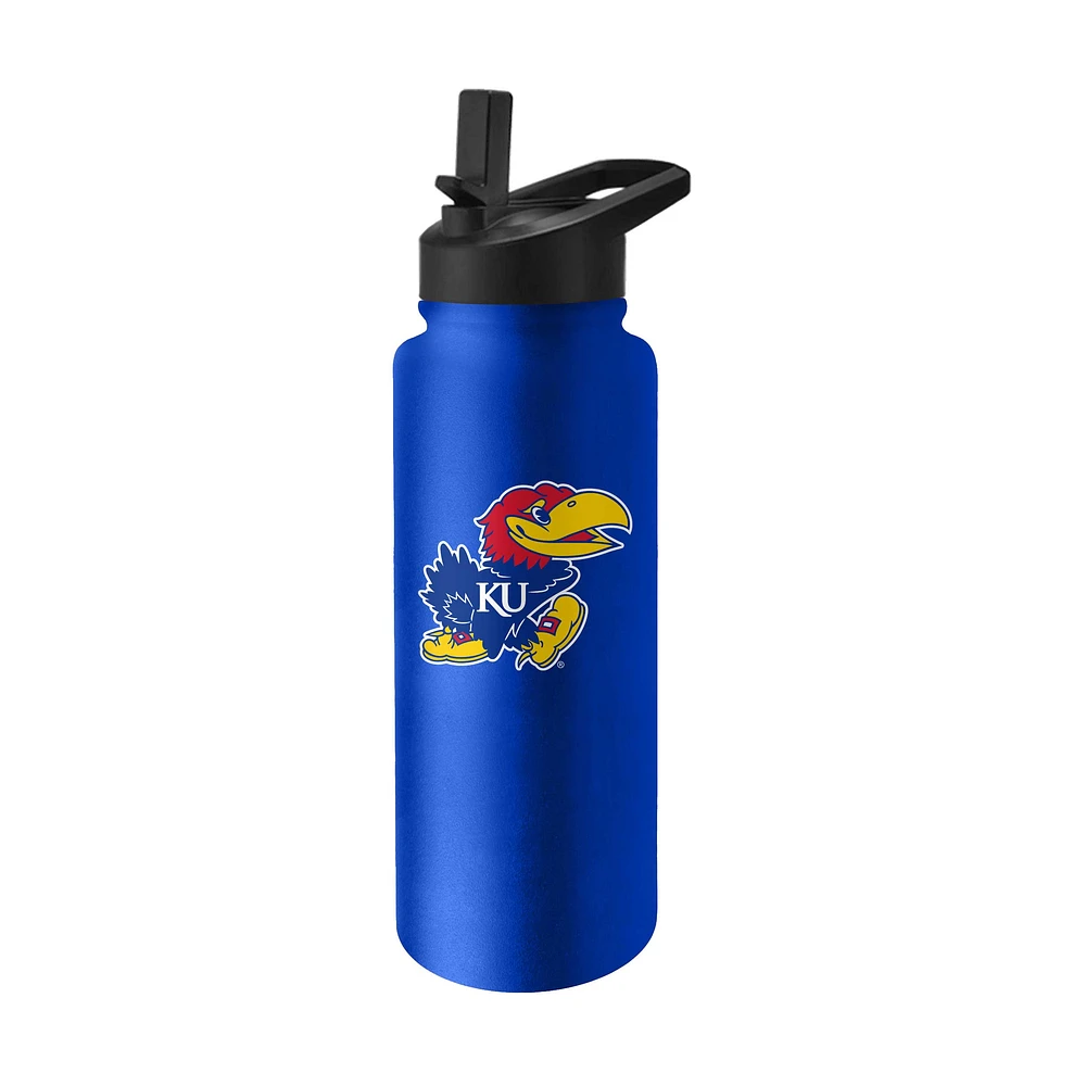 Kansas Jayhawks 34oz. Quencher Bottle