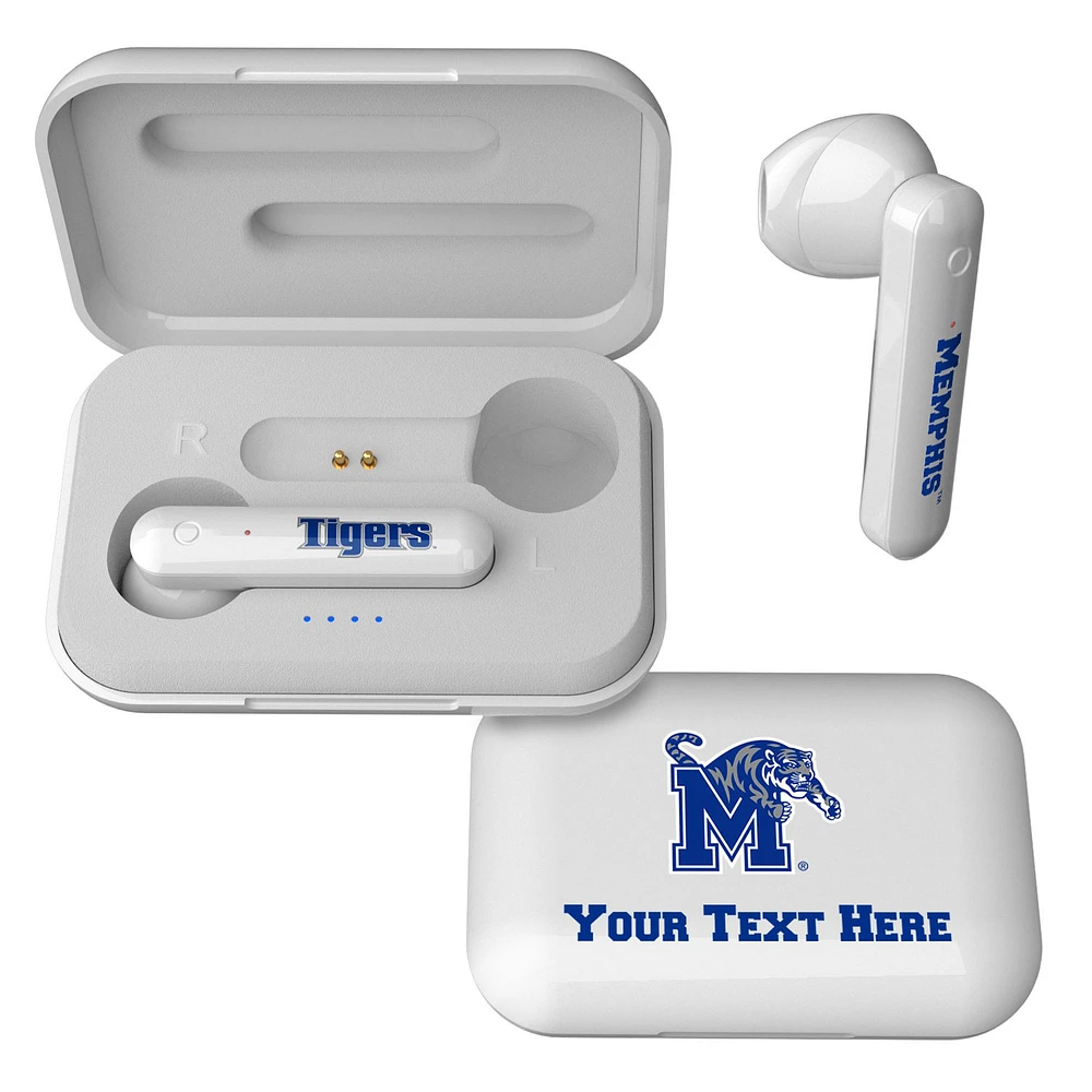 Memphis Tigers Personalized True Wireless Earbuds
