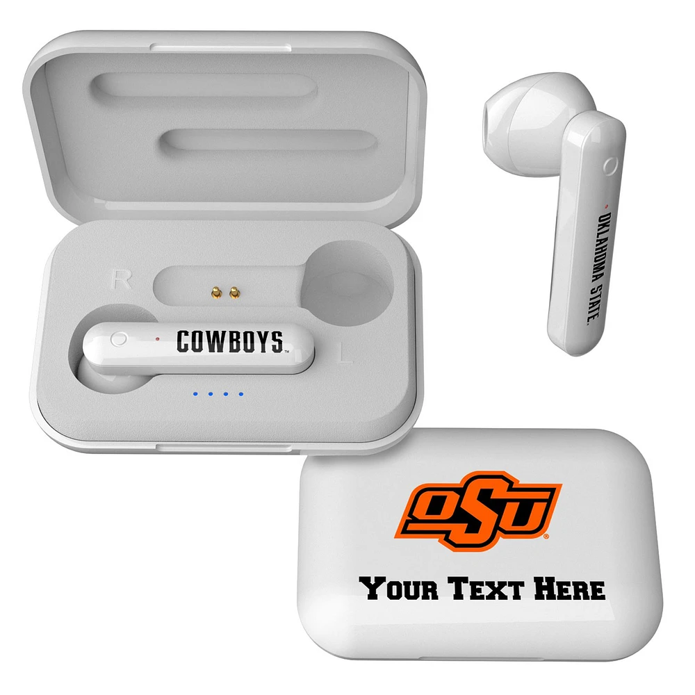 Oklahoma State Cowboys Personalized True Wireless Earbuds