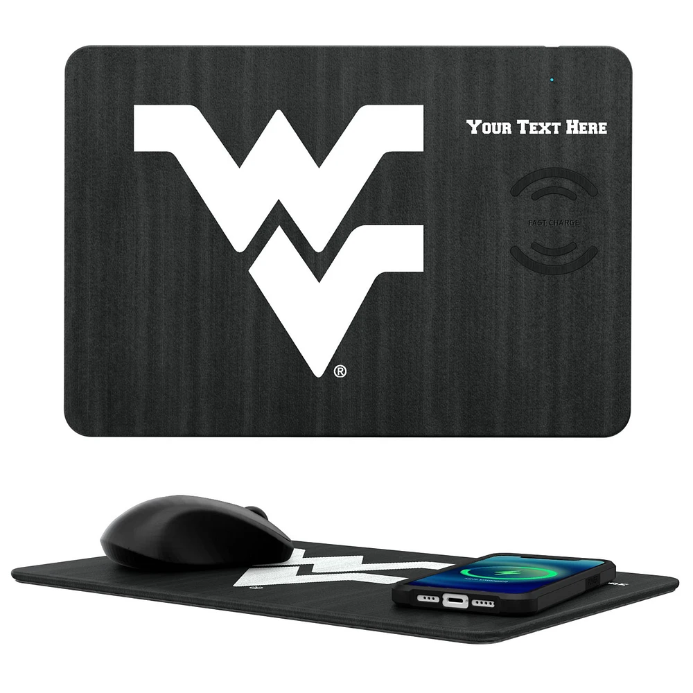 West Virginia Mountaineers Personalized Wireless Charger & Mouse Pad