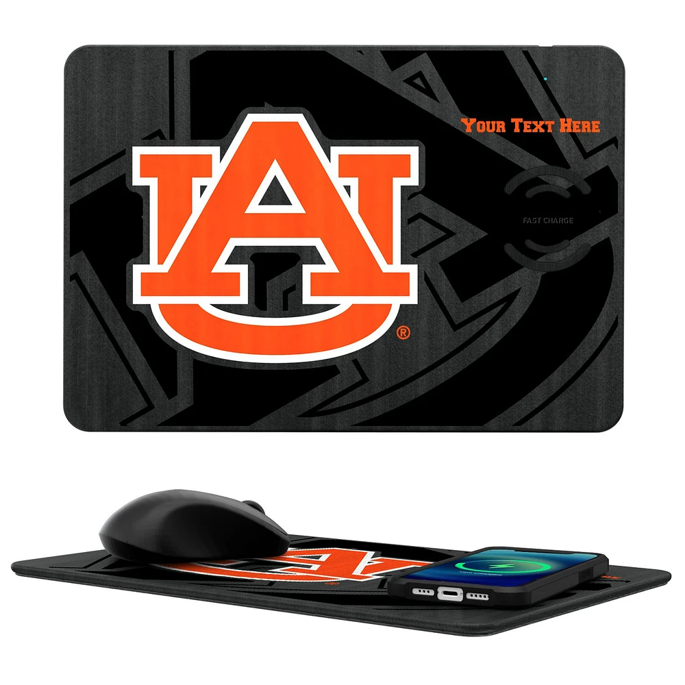 Auburn Tigers Personalized Wireless Charger & Mouse Pad