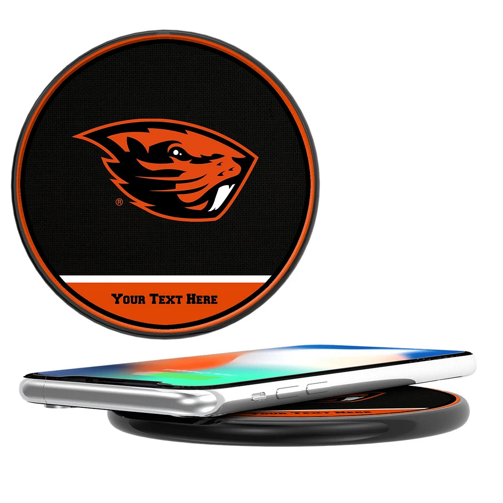 Oregon State Beavers Personalized 10-Watt Wireless Phone Charger