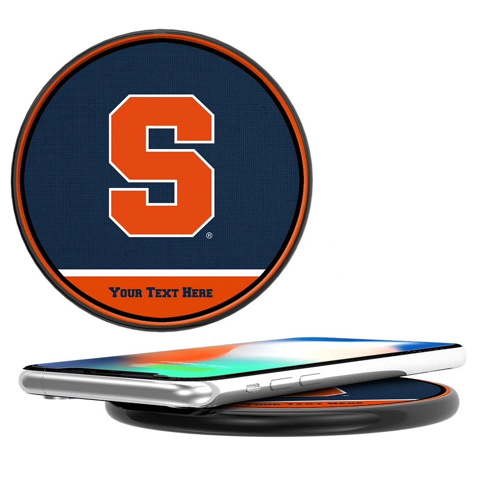 Syracuse Orange Personalized 10-Watt Wireless Phone Charger
