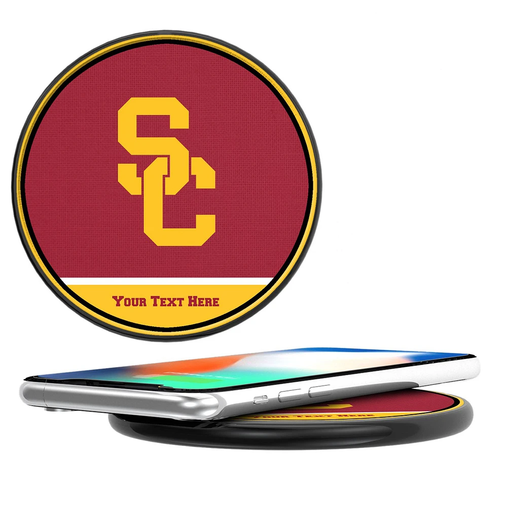 USC Trojans Personalized 10-Watt Wireless Phone Charger
