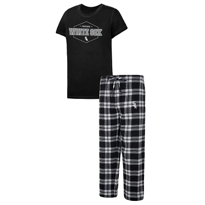 Women's Concepts Sport Black/Gray Chicago White Sox Badge Top & Pajama Pants Sleep Set