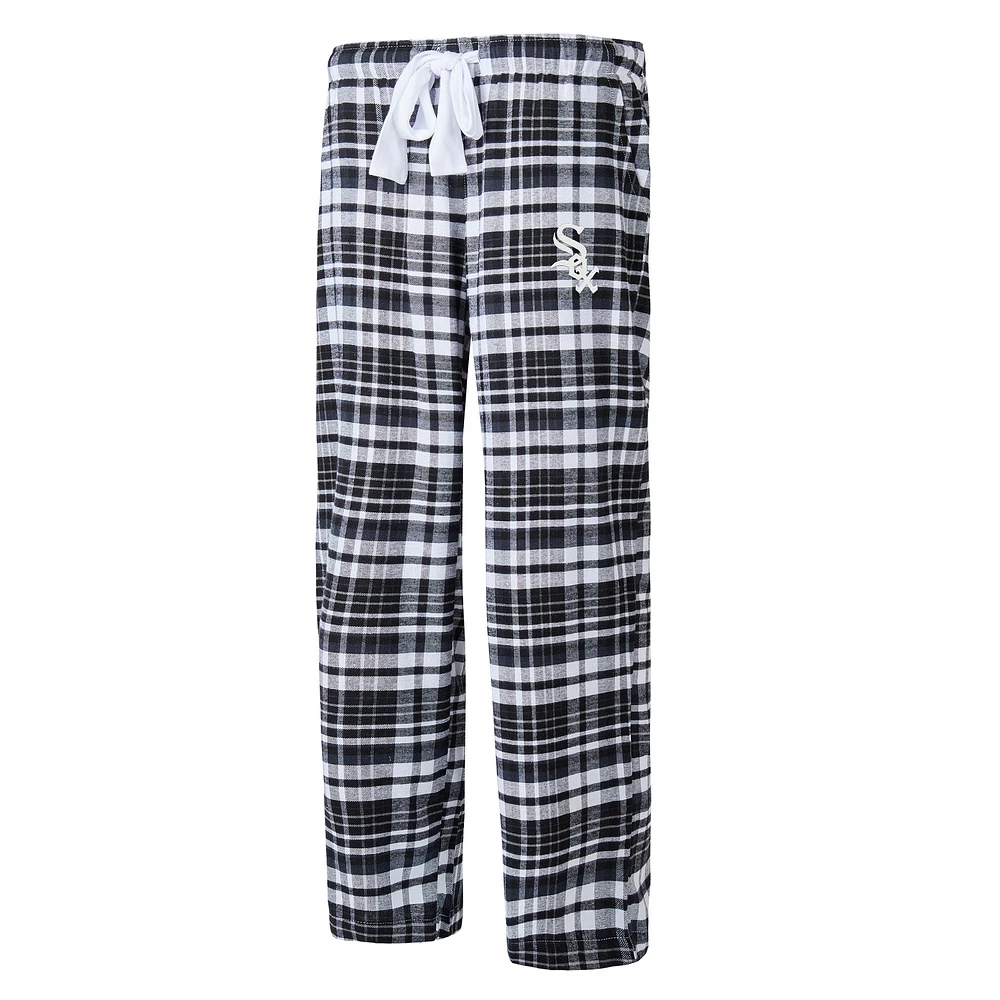 Women's Concepts Sport Black Chicago White Sox Mainstay Flannel Pants