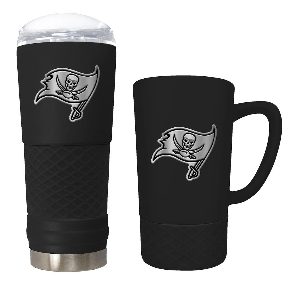 Tampa Bay Buccaneers 24oz. Stealth Draft Tumbler and 15oz. Stealth Jump Mug Set