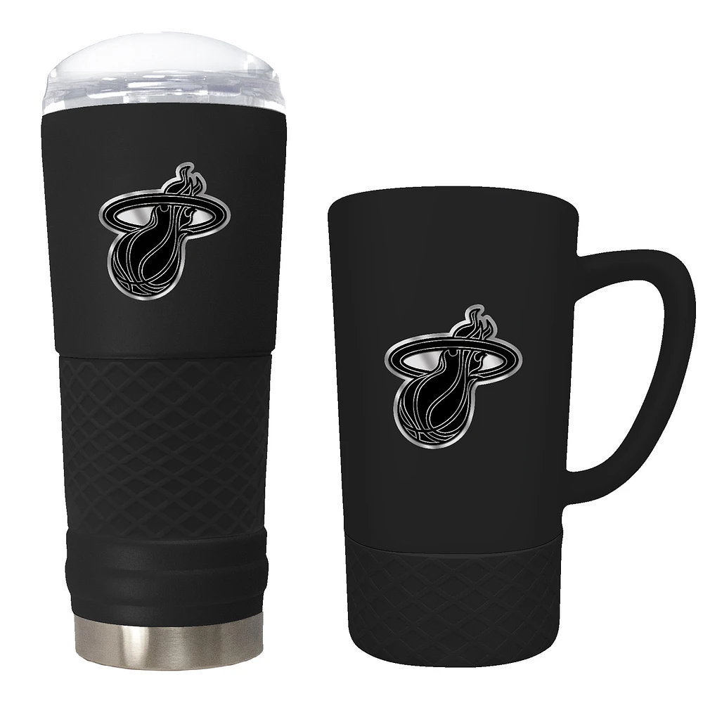 Miami Heat 24oz. Stealth Draft Tumbler and 15oz. Stealth Jump Mug Set