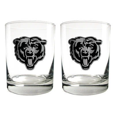 Chicago Bears 15oz. Legacy Rocks Glass Set