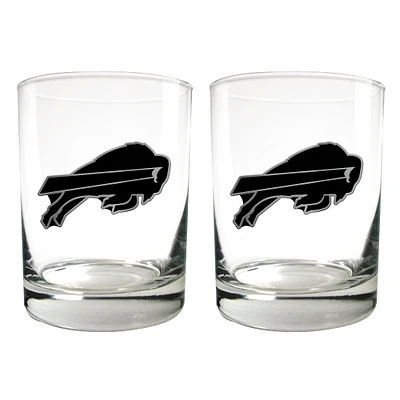 Buffalo Bills 15oz. Legacy Rocks Glass Set