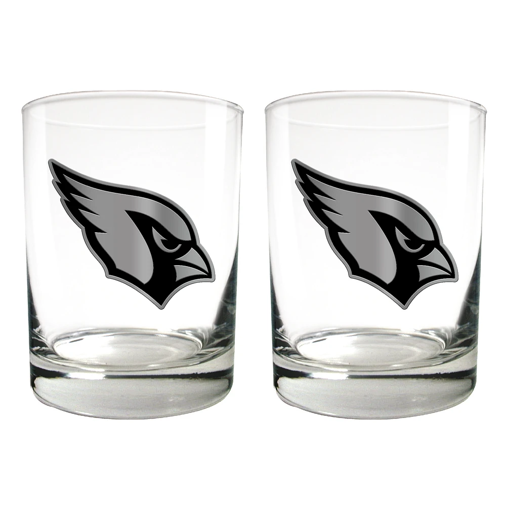 Arizona Cardinals 15oz. Legacy Rocks Glass Set