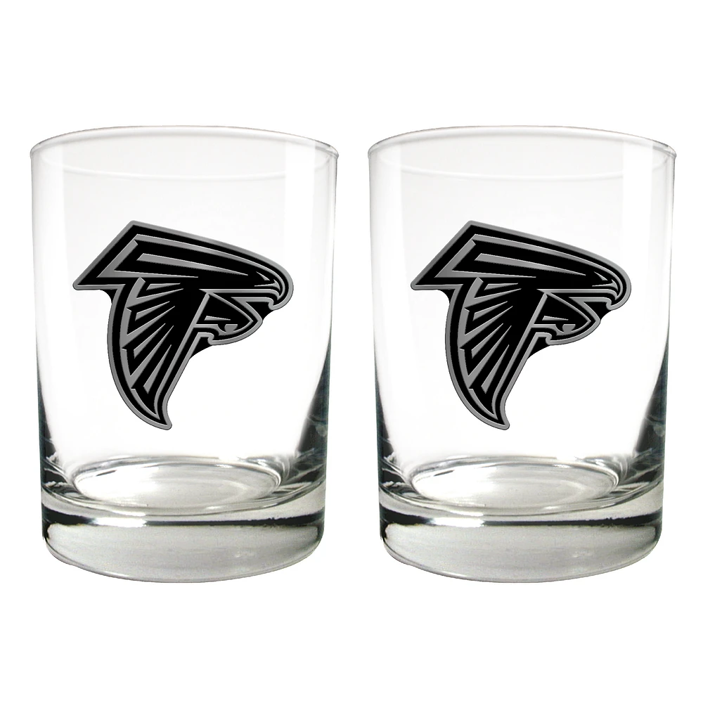 Atlanta Falcons 15oz. Legacy Rocks Glass Set