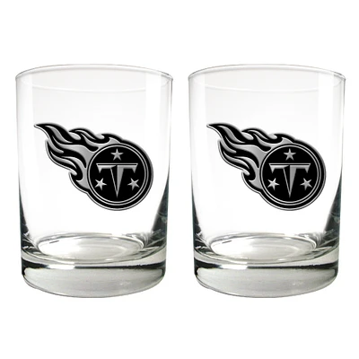 Tennessee Titans 15oz. Legacy Rocks Glass Set