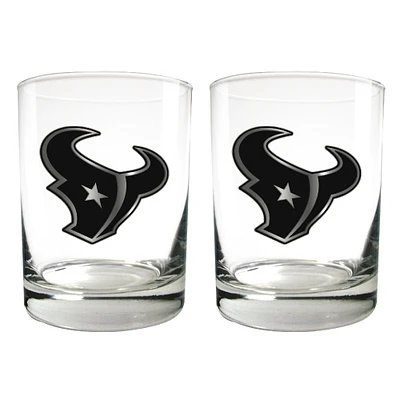Houston Texans 15oz. Legacy Rocks Glass Set