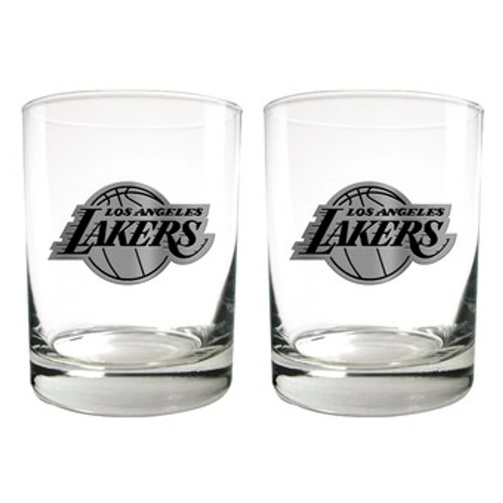 Los Angeles Lakers 15oz. Legacy Rocks Glass Set