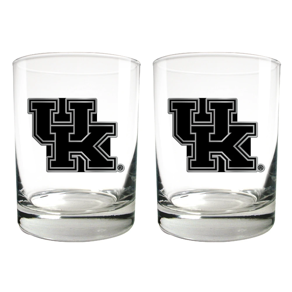 Kentucky Wildcats 15oz. Legacy Rocks Glass Set
