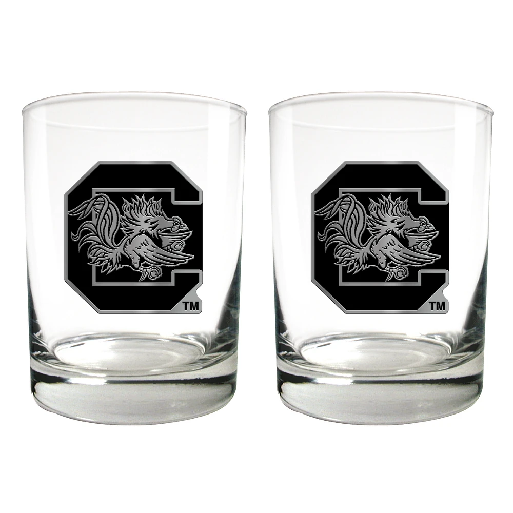 South Carolina Gamecocks 15oz. Legacy Rocks Glass Set