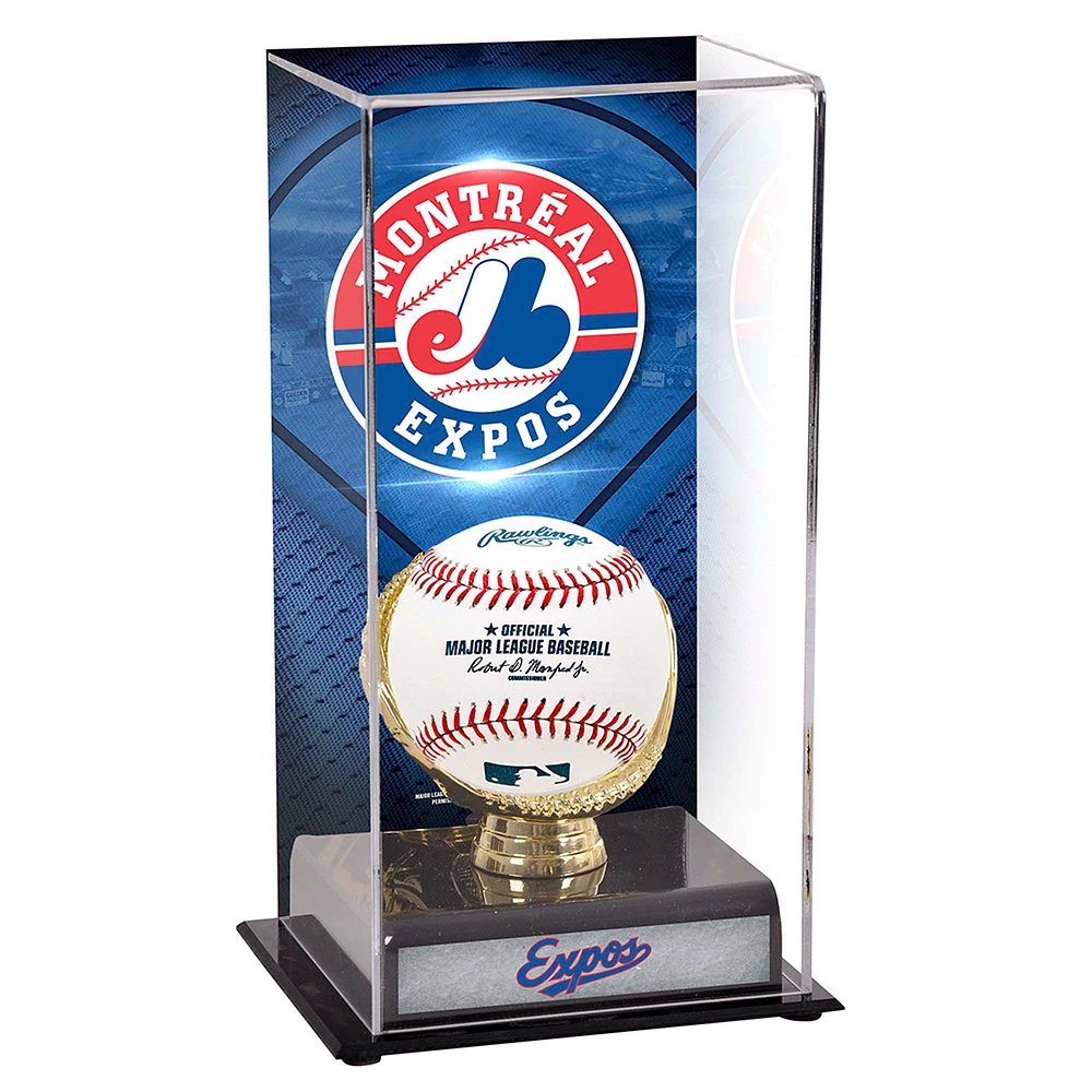 Montreal Expos Sublimated Display Case with Image